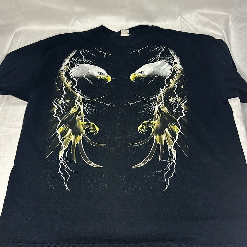 Vintage lightning eagle tee shirt Glidan